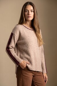 Sweater Combinado Mocha