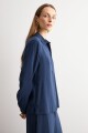 Camisa clasica azul marino