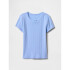 V-SS POINTELLE TEE SHIRTING BLUE