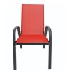 Silla de Textilina metal Terracota