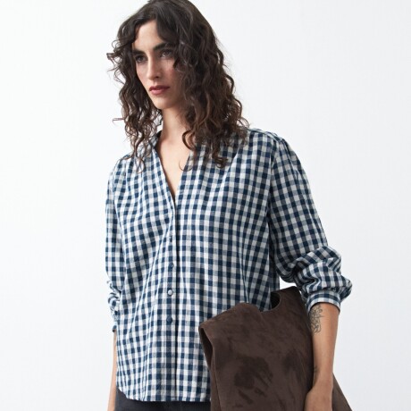 CAMISA CHER Azul Oscuro