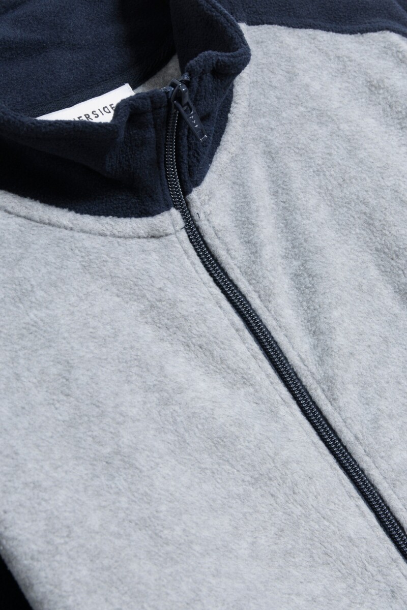 Campera combinada GRIS