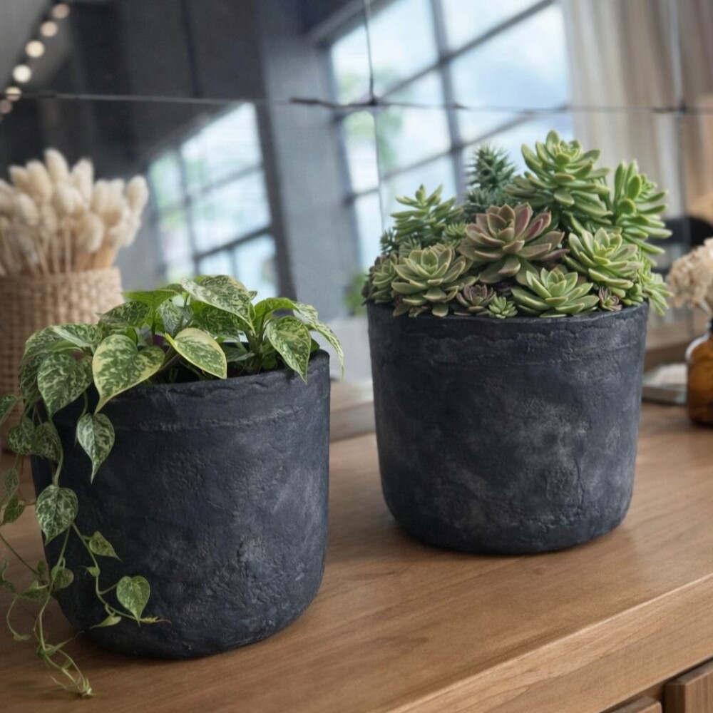 Jarrón, Marvin grafito, XL Jarrón, Marvin grafito, XL