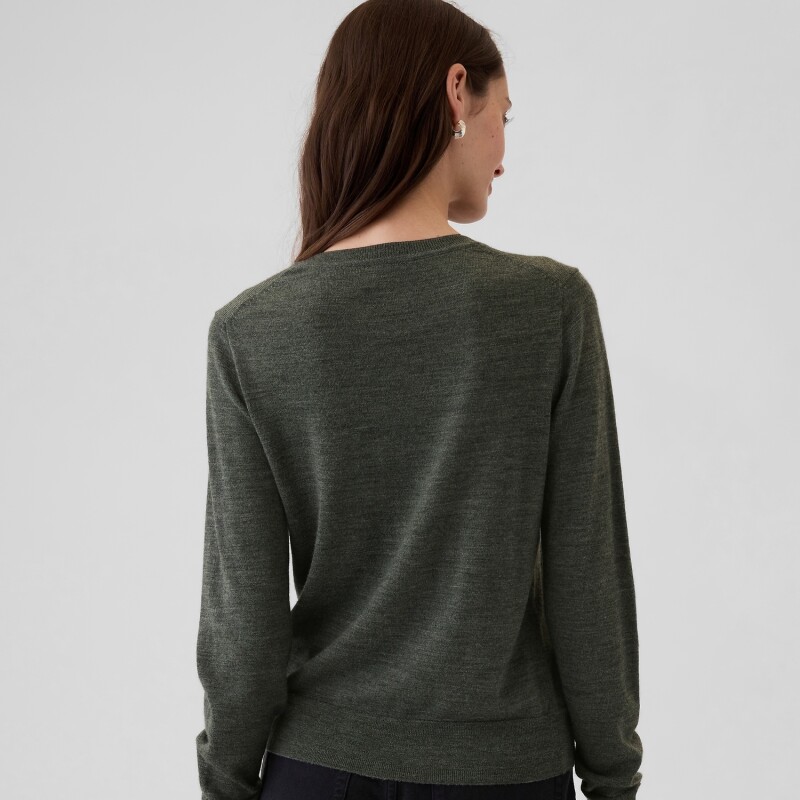 MERINO PULLOVER B50 CHARCOAL HEATHER