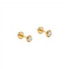 Abridores Zirconia Azul - Oro Bajo - CA8473 ab8473