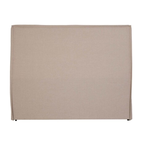 RESPALDO KING TELA NATURAL-BEIGE ZOE