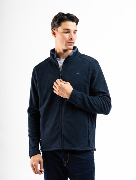 Campera Polar Clásica Marino/Indigo