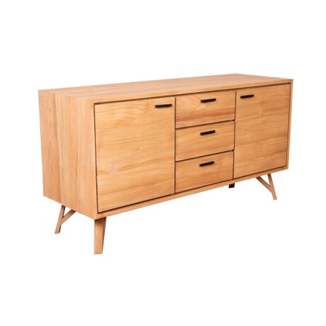 APARADOR MADERA-Y-FIBRA-NATURAL NATURAL-BEIGE MID CENTURY