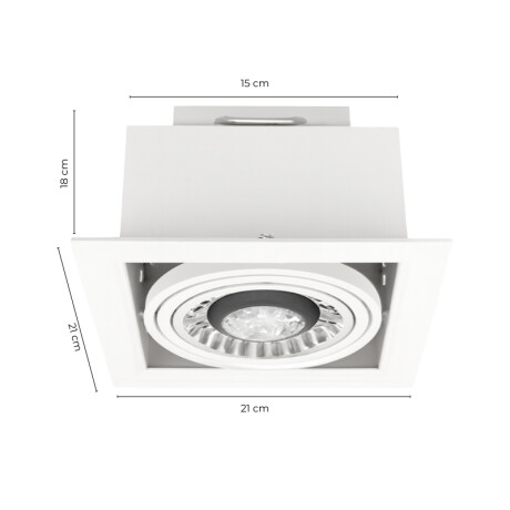 Luminaria de techo AR111 para empotar Luminaria de Techo AR111