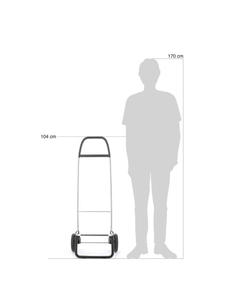 CARRO I-MAX MARINA 43L ALUMINIO C/2 RUEDAS BCO/NEGRO ROLSER CARRO I-MAX MARINA 43L ALUMINIO C/2 RUEDAS BCO/NEGRO ROLSER