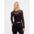 LS MESH CREW LEOPARD