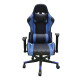Silla Gamer Negra/Azul con Estructura Metálica y Sistema Oscilante Silla Gamer Negra/Azul con Estructura Metálica y Sistema Oscilante