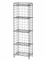 ESTANTERIA 4 CUBOS NEGRO