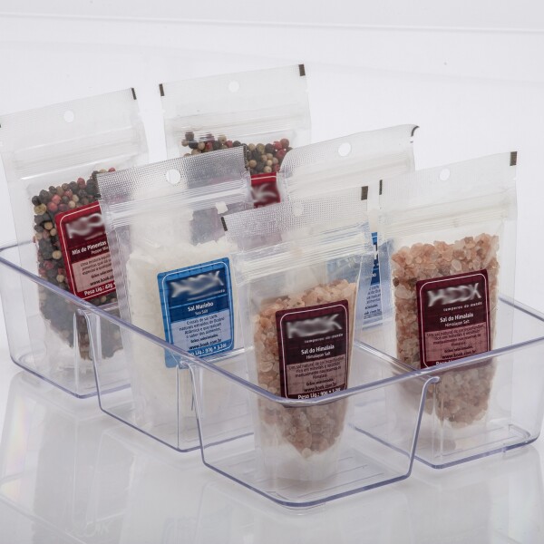 ORGANIZADOR MULTIUSO CON DIVISORIAS DIAMOND PARAMOUNT TRANSPARENTE