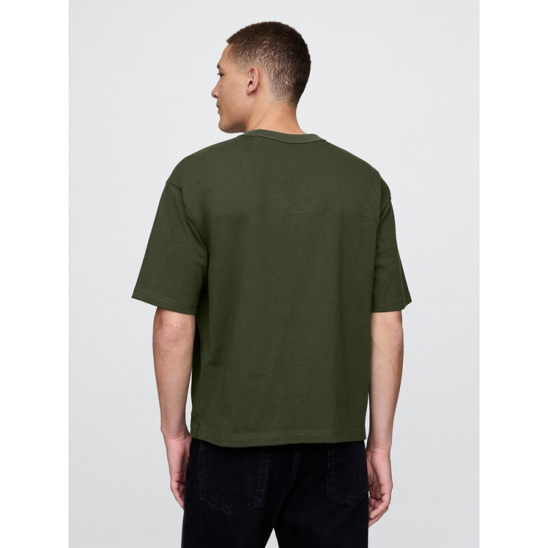 JPN FOOTBALL TEE GARDENING GREEN