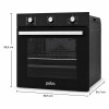 Horno Empotrar Convección Eléctrico Petra 71 L Negro Clase A Horno Empotrar Convección Eléctrico Petra 71 L Negro Clase A