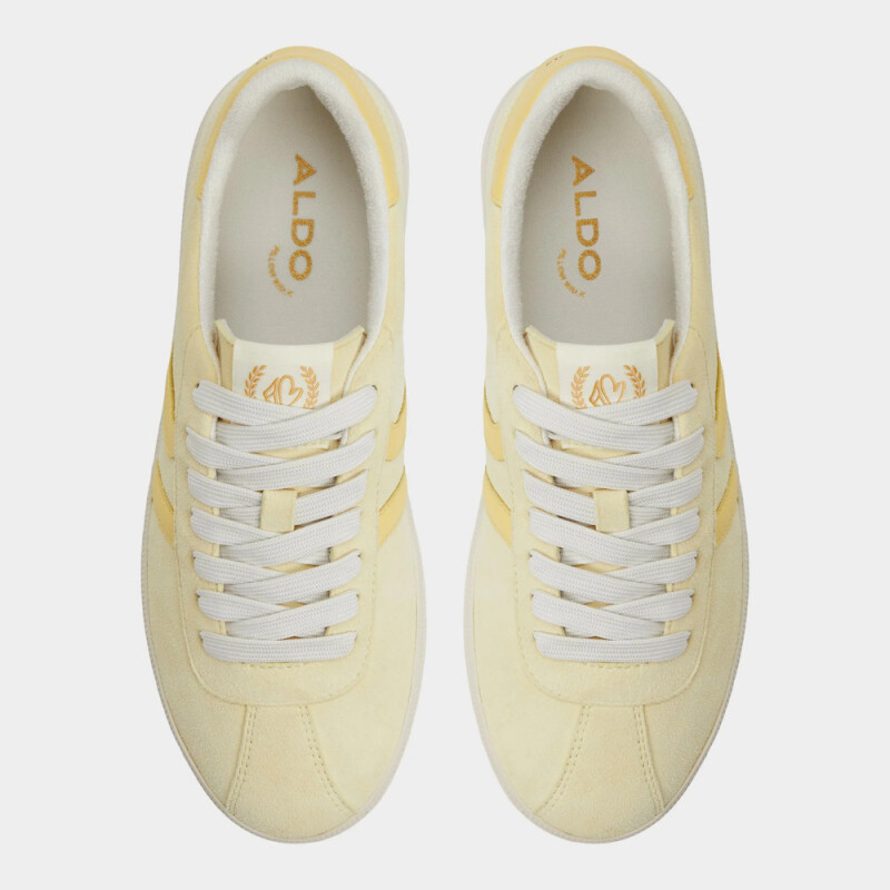 CHICSNEAKER OTHER PINK LEATHER LIGHT YELLOW