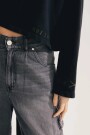 BUZO CROP GARZA Negro