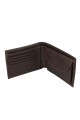 Billetera grande con tarjetero extraible Marrón