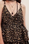 TOP FEMME ANIMAL LIGHT Marron