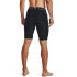 UA HG Armour Lng Shorts-WHT BLK-001