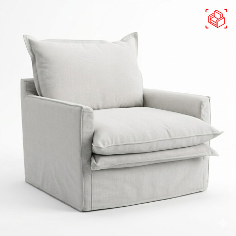 BUTACA TELA-PREMIUM BLANCO ALASKA