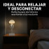 Lampara Medusa Veladora C/ Movimiento Led Colores Recargable Color Blanco
