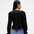 LS LACE EDGE SAILOR COLLAR TRUE BLACK