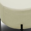 Puff 100% Cuero - Mia Beige