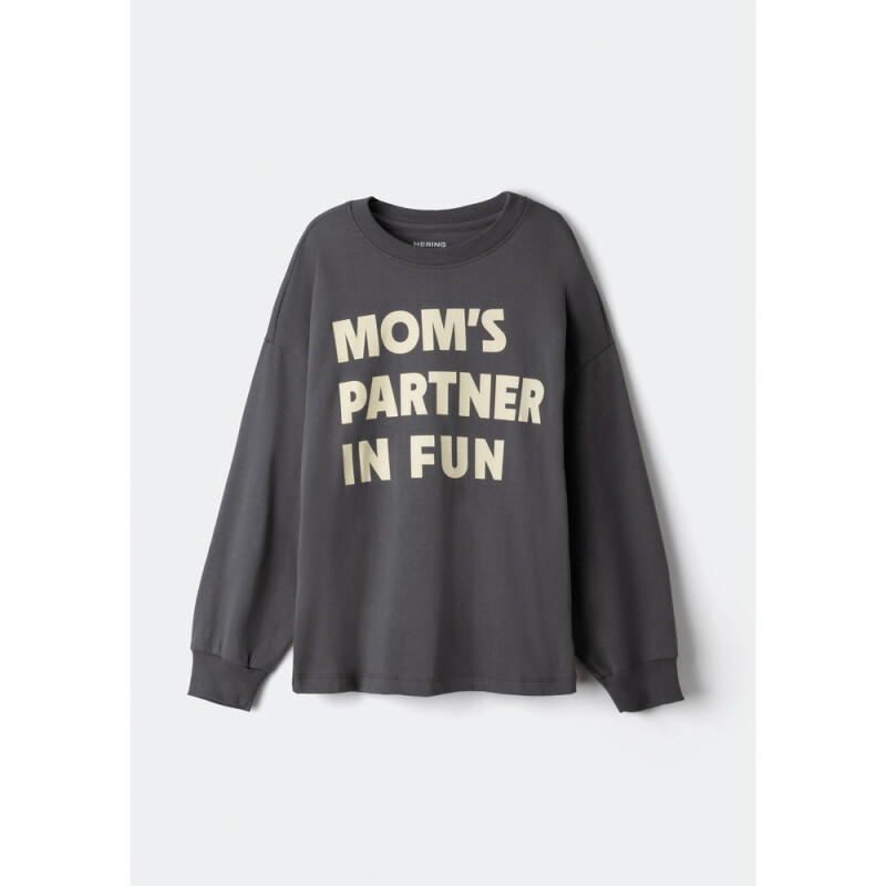 BLUSA ML FEM CINZA MEDIO