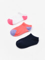 MEDIAS NIÑO PACK 3 PCS AZUL OSCURO