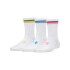 UA Essential Nv Mid Crew 3pk-WHT WHT-103