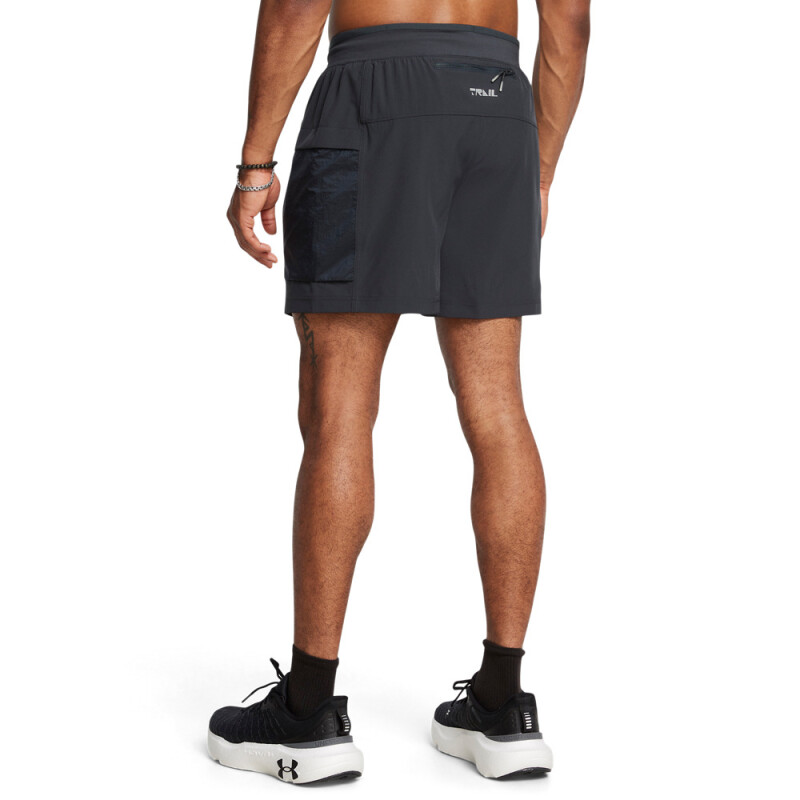 UA TRAIL RUN 5'' SHORTS-GRY GRY-016