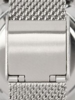 Reloj Bicolor Con Punto Metálico De Acero Inoxidable bicolor
