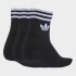 Medias Adidas Tobilleras 3 Rayas 3 Pares Negro