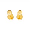 Abridores Bolita-Oro 18k-Sin piedra-AB9529 sinpiedra