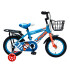 Bicicleta Infantil XMZ Rodado12 Canasto Parrilla Guardabarro Celeste 1
