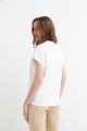 Remera m/c estampada Palmeras BLANCO