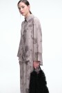 CAMISA OVER PRINT Gris
