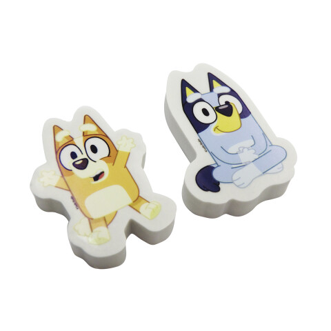Pack x 2 Goma de Borrar Bluey 4 cm U