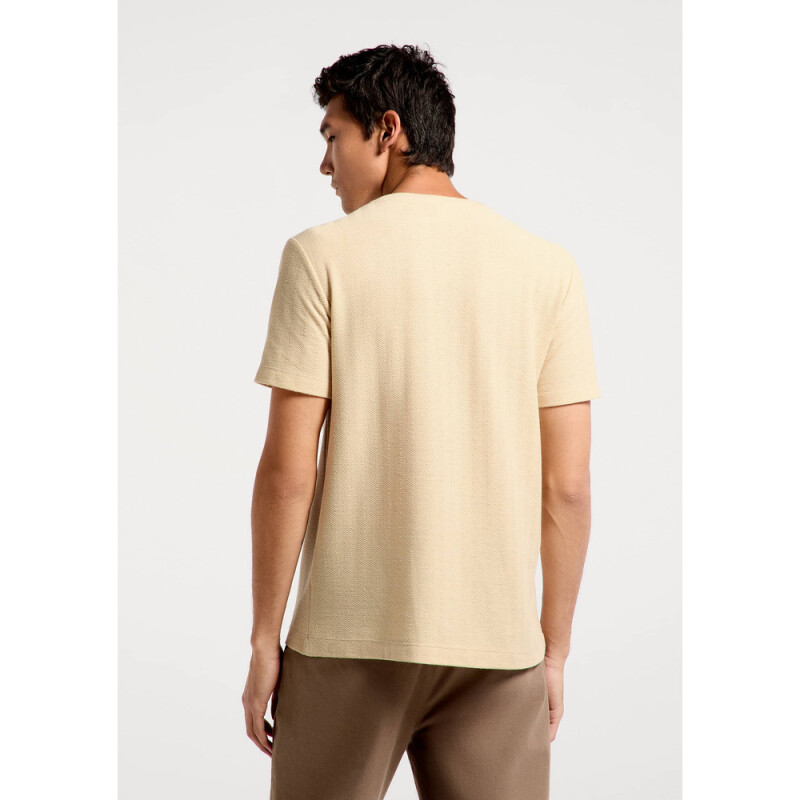 CAMISETA MM MASC AMARELO CLARO