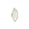 Anillo Hoja-Plata 925 Ajustable-Piedra Nacar-AN3394 conpiedra