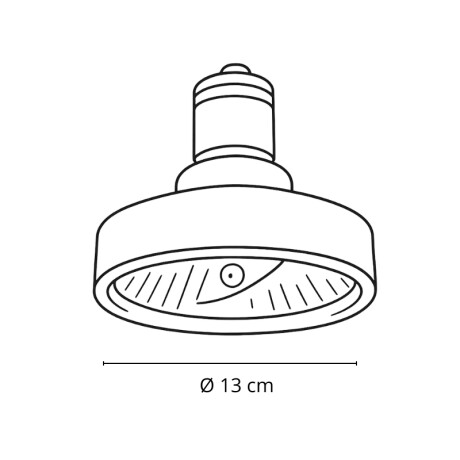 TRACKLIGHT MERCIA Luminaria Spot Para Riel Mercia Blanca