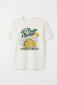 Remera m/c hombre PIXAR CRUDO