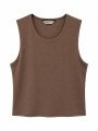 MUSCULOSA BELT CHOCOLATE