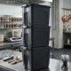 Set x3 Cajas organizadora 40lt NEGRO