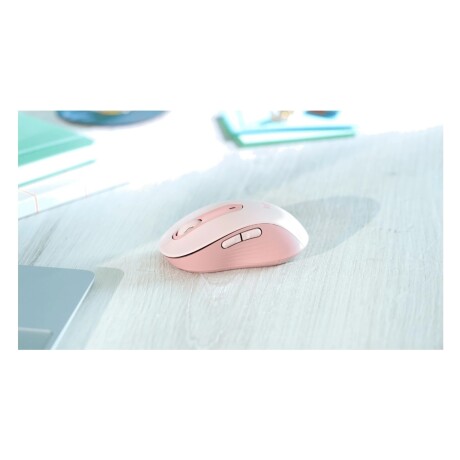 Mouse Inalámbrico Logitech Signature M650 Silencioso con Bluetooth y Logi Bolt Rosa