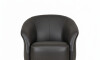 Butaca Giratoria 1 Cuerpo Air Vintage - 100% Cuero Charcoal