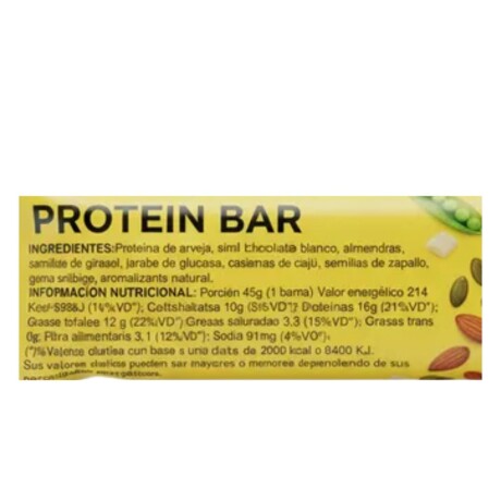 Barra de Proteína 45gr Caja x16 Punto Sano Limón