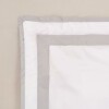 Acolchado 2 Plazas 250x250 Finezza 400 hilos - Pilar Blanco y Gris
